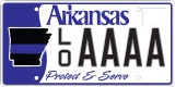 Arkansas Municipal Police Association License Plate