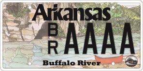 Buffalo River License Plate
