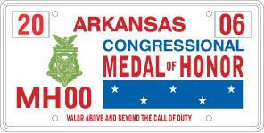 Congressional Medal of Honor License Plate