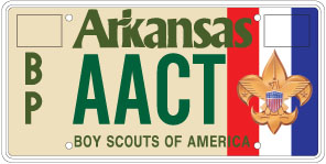 Boy Scouts of America License Plate