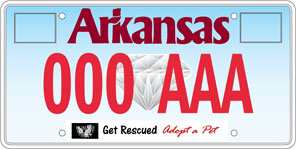 Humane Society of the Ozarks License Plate