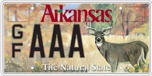 Game and Fish Deer (New Design) License Plate