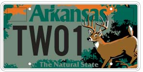 Game And Fish Deer License Plate