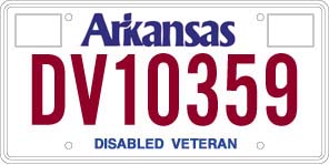 Disabled Veteran License Plate - Free