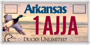 Ducks Unlimited License Plate - Design 2