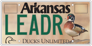 Ducks Unlimited License Plate - Design 3