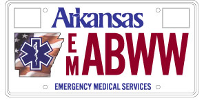 Emergency Medical Services License Plate