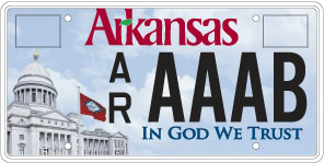 In God We Trust License Plate