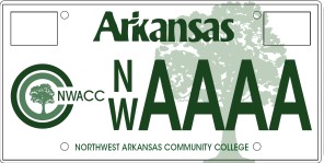 Northwest Arkansas Community College Plate