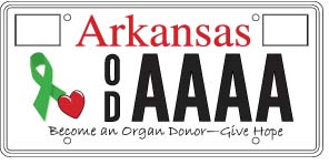 Organ Donor Awareness License Plate