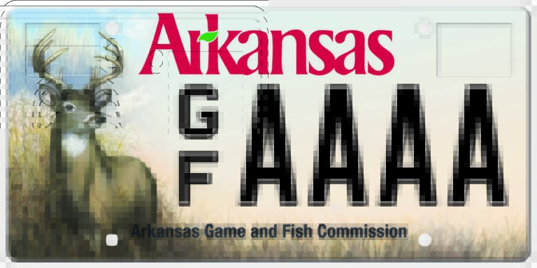 Game & Fish Deer License Plate