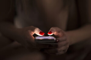 someone using their cellphone