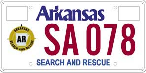 Specialty License Plate - Search and Rescue